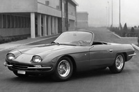 クーペの「ランボルギーニ350GT」をオープンモデルに仕立てたコンセプトカー「350GTS」は、1965年のトリノモーターショーで発表された。ベースの350GTをデザインしたカロッツェリア・トゥーリングがデザインと製作を行った。