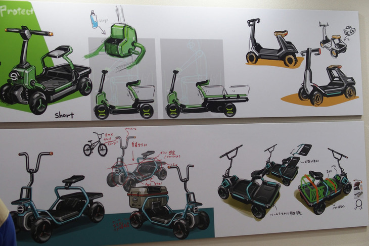 スズキブースの様子。