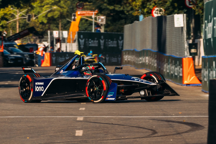 マセラティMSGレーシングの「マセラティ・ティーポフォルゴレ」。写真は今季第4ラウンドのサンパウロ戦の様子。