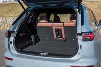 7人乗り仕様の3列目シートは床下格納式のため、5人乗りでも荷室の印象は変わらない。フロアのレベルも同じだ。