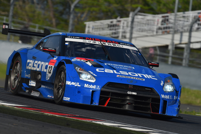 第2戦のGT500クラスを制した、No.12 カルソニックIMPUL GT-R(安田裕信/J.P・デ・オリベイラ組)。