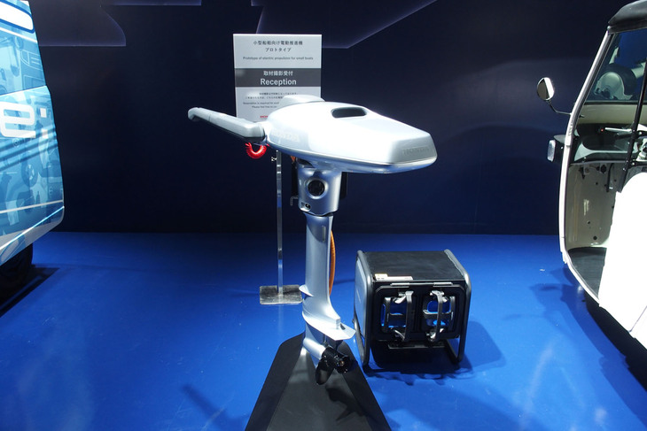 小型船舶向け電動推進機プロトタイプ