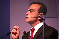 日産自動車の社長兼CEO、カルロス・ゴーン氏。
