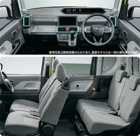 「タントX」のインテリア。