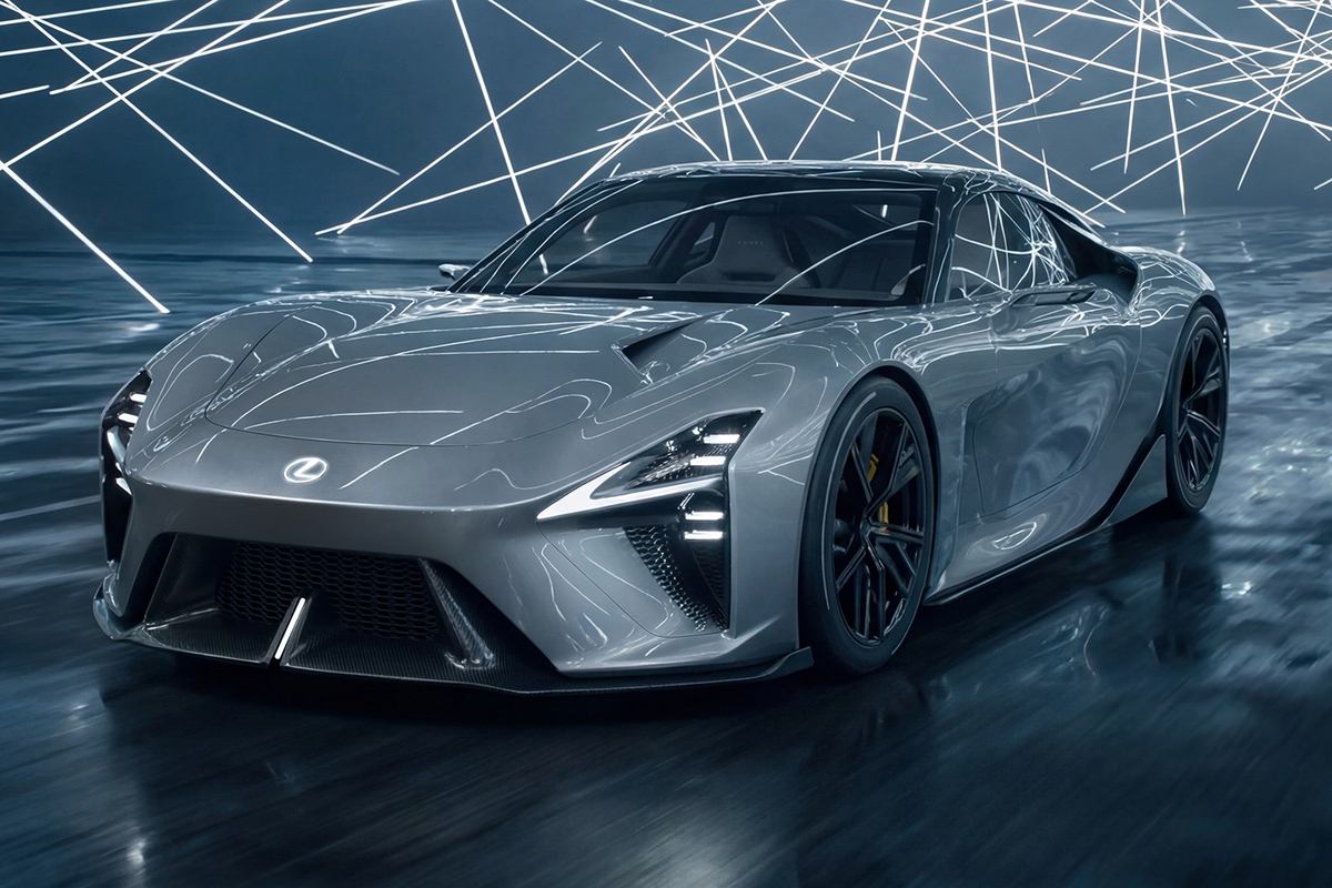 レクサスLFA」がBEVで復活 トヨタが新たなコンセプトモデルを発表