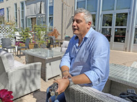 プロカーの社長、パオロ・パルミエーリ氏。ラッタッタは「エンジン音が起源」と説明する。