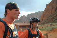 第4ステージでチームを組む、エリック・デン・オーデンダマー(左)と、吉岡伸一(右)。