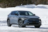 スバルから登場したEV「ソルテラ」は、雪上コースでテストしました。スバルの特徴のひとつ、4WDの悪路走破性能も含めてリポートします。(photo:市 健治)
