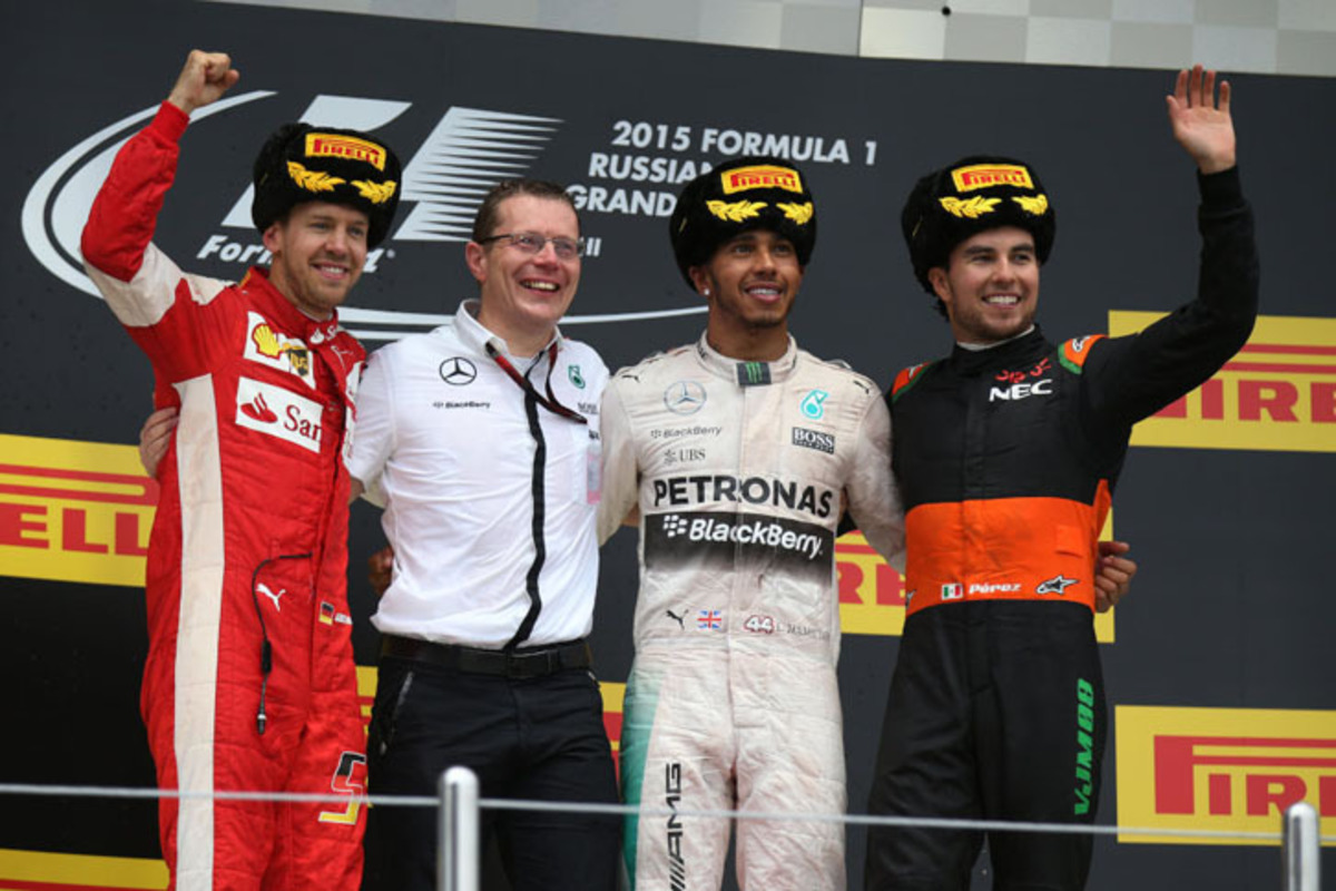 第15戦ロシアGP「残り100点、差は66点」【F1 2015 続報】 【ニュース