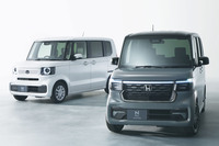 ホンダブースは新型「N-BOX」祭となる予感。