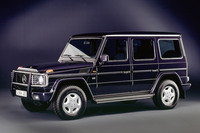 「メルセデス・ベンツGクラス」のなかでも特別な一台とされている「500GE V8」。5リッターV8エンジンを搭載した高性能モデルで、1993年から1994年にかけて、わずかに446台のみが生産された。
