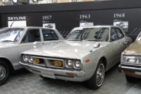 4代目「スカイライン2000GT-X」。“ケンメリ”の愛称で親しまれた。