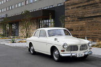 試乗車の「122Sアマゾン」は、北欧自動車(ヤナセ)がディストリビューターだった時代に大阪で新車購入されたもの。高齢となった前オーナーからクラシックガレージが引き取り、管理しているという。