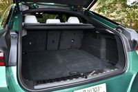 荷室容量は後席使用時(写真)で580リッター、後席背もたれを前方に倒した場合は最大1530リッターに拡大できる。荷室床下にはサブトランクも設置。足の動きで作動する「オートマチックテールゲートオペレーション」も標準装備されている。