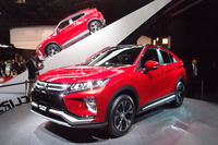 2017年3月に世界初公開された新型SUV「エクリプス クロス」。今後、日本国内でも販売される。