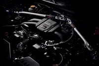 「BRZ STI SportタイプRA」に搭載される2.4リッター水平対向4気筒エンジン「FA24」。