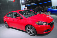 「ジュリエッタ」が使用していた車台は、旧FGA(フィアット・グループ・オートモービルズ)の「コンパクトプラットフォーム」。この「ダッジ・ダート」も、その派生型を用いていた。2013年1月、デトロイトの北米国際自動車ショーで撮影。