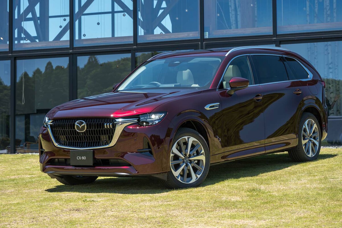マツダが3列シートの新型SUV「CX-80」を発表 2024年秋の発売を予定