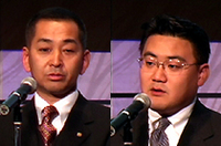 左から、
株式会社タイトー取締役 GM事業本部 小島理一 本部長
株式会社カーセブンディベロプメント 井上貴之専務取締役