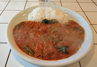 カレーハウス チリチリのミックスカレー。家族経営、ランチのみ、カウンターだけのカレー屋さんにハズレなし。