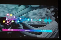 パイオニアが開発したモビリティーAIプラットフォーム「パイオマティクス」の動作イメージ。今後同社は、このプラットフォームを活用してさまざまな新サービスを生み出し、ユーザーに豊かなカーライフを提供していくという。