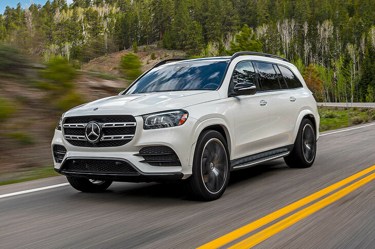 メルセデス・ベンツGLS(フェイスリフト):2019年に2代目「メルセデス・ベンツGLS」が発売され、それから4年、シュトゥットガルトを拠点とする高級SUVはフェイスリフトを行うようだ(写真は現行モデル)。