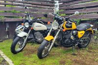 バイクを引き出せるようになったころ合いをみて、記者も退散(なにせ駐車スペースはギュウギュウだったのだ)。自工会の皆さん、他メディアの皆さん、有意義な機会とお話を、ありがとうございます。
