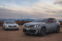 「ノイエクラッセ」シリーズには2台のコンセプトモデルが存在する。写真左がセダン「コンセプト ノイエクラッセ」、同右が「コンセプト ノイエクラッセX」。