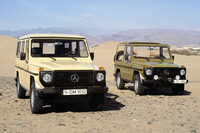 1979年当時の「ゲレンデヴァーゲン」。こうして見ると、デザインが変わっていない印象の「Gクラス」も、ずいぶんとイメージチェンジしている。