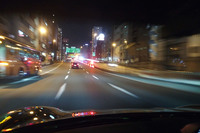 試乗当日は、いつもの辰巳PAが閉鎖中だったこともあり、首都高・都心環状線をドライブするルートに変更。電費アタックを行った。