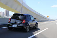 すでに30台すべてが完売したという「マーチ ボレロA30」。オーテックでは創立30周年を迎える2016年9月17日までに顧客向けの1号車を出荷するとしている。