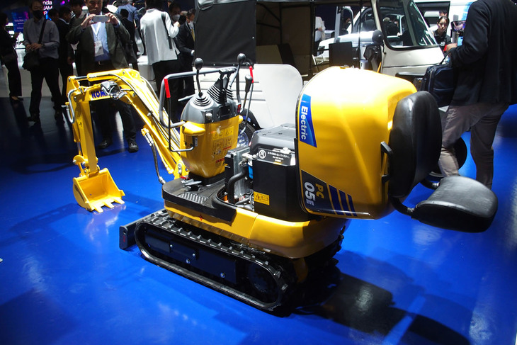 コマツPC05E-1プロトタイプ(電動マイクロショベル)