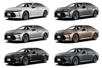 カラーバリエーションは全6種類で、すべての色で「ブラックパッケージ」の選択が可能。「プレシャスホワイトパール」(左上)と「プレシャスシルバー」(左中)、「プレシャスブラックパール」(左下)は、5万5000円の有償色となる。