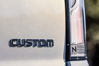 従来モデルと同じく、新型「N-BOX」においても、スタンダードモデルとは異なるデザインがセリングポイントとされる「カスタム」をラインナップ。今回はカスタムにのみ設定されるターボモデルに試乗した。