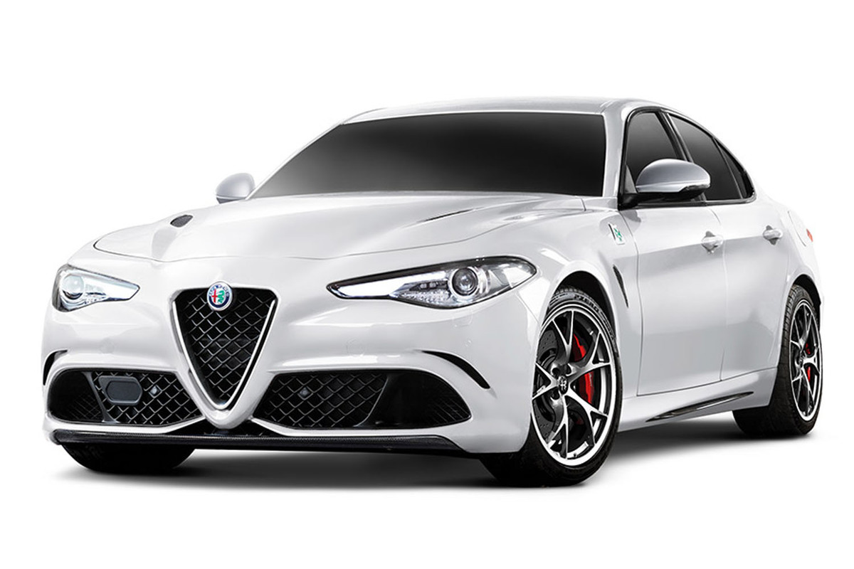 アルファ・ロメオ・ジュリア」にシルバーでドレスアップした限定車