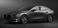 新型「マツダ3」のセダン。ボディーサイズは、全長×全幅×全高=4662×1797×1445mmとなる。