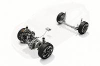 追加されたマイルドハイブリッド車のパワートレイン。