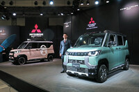三菱が新型軽「デリカミニ」の実車を初公開! EV登場の可能性は?【東京オートサロン2023】