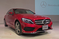 「メルセデス・ベンツC220d」発表会の会場から
