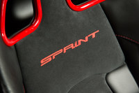 ボディーの各所にあしらわれた「SPRINT」のロゴ。「スプリント」とは1971年に登場した初代「エラン」の高性能モデルに用いられた、懐かしいモデル名である。