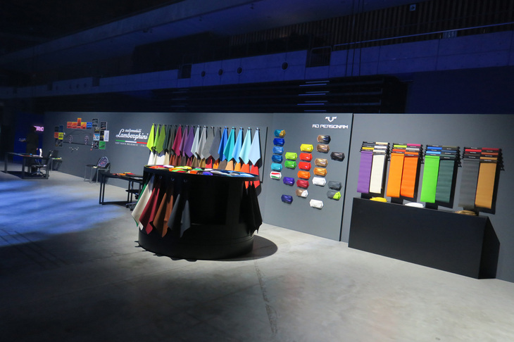 オーダーメイドプログラム「アドペルソナム」の展示スペース。