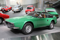 1972年「アルファ・ロメオ・ジュニアZ」。アルファ・ロメオ博物館で筆者撮影。