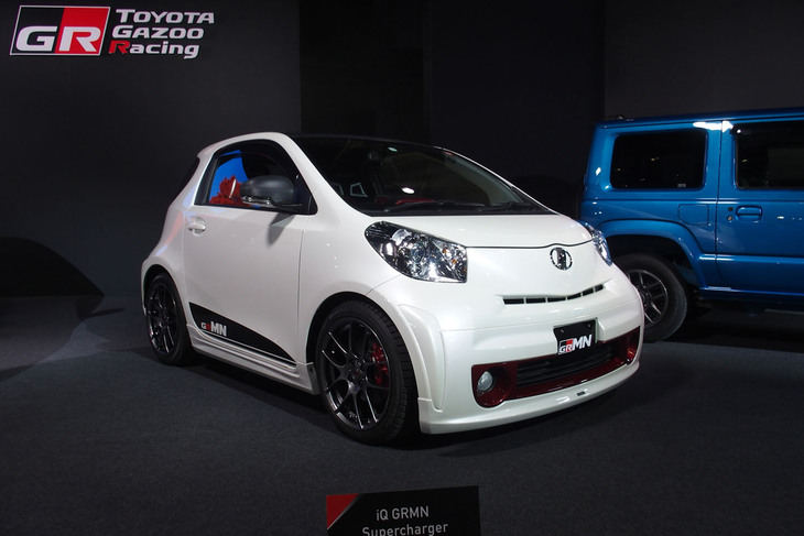 モリゾウの愛車として紹介された「トヨタiQ GRMNスーパーチャージャー」。