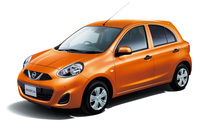 2010年デビューの4代目「日産マーチ」。写真は2020年にマイナーチェンジを受けた現行型。