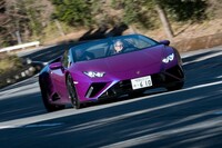 ランボルギーニ・ウラカンEVO RWDスパイダー(MR/7AT)【試乗記】の画像