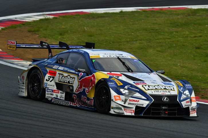 第1戦岡山で勝利したNo.37 KeePer TOM’S LC500(平川 亮/ニック・キャシディ)は3位入賞。2戦を終えて、ポイントランキングの首位をキープしている。