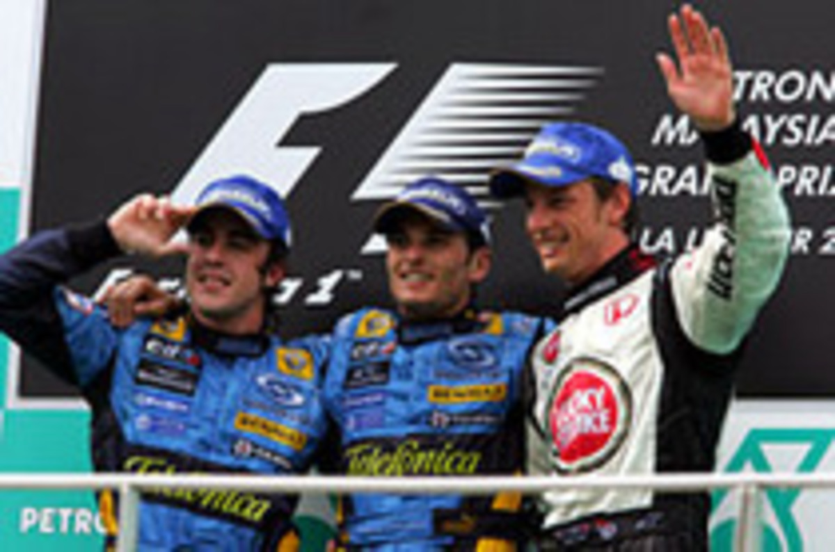 F1 2006】第2戦マレーシアGP、フィジケラV、ルノー史上2回目／24年ぶり