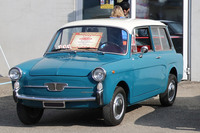 「ランチア・イプシロン」の祖先である「アウトビアンキ・ビアンキーナ パノラミカ」。2023年3月、ヒストリックカーイベント「アウトモトレトロ」で撮影。