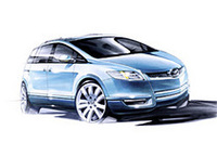 マツダ、ジュネーブに6人乗りワゴンのコンセプトモデル出品の画像