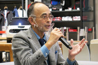 岩城氏は「ホンダe」について、「地球全体のことまで考えて『これからどうすりゃいい?』という提案をしたつもり。クルマじゃないところまできたかな(クルマという枠を超えることができた、という意味か?)と思う」と語った。